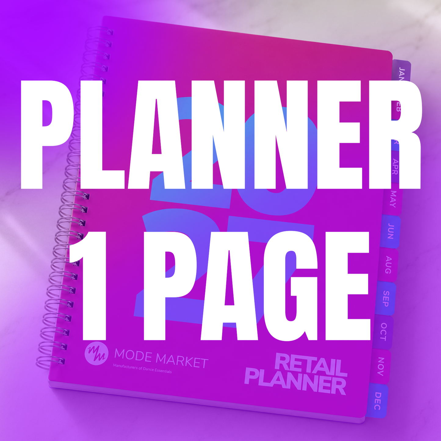 Planner 1 Page Ad