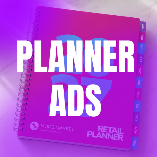 Dance Retail Planner Ad Space